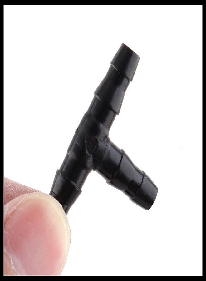 Hihaha 10 Pcs 6mm Dia 3 Ways T Shape Airline Air Tube Connectors for Aquarium Durable Material - Image 3